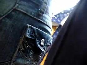 TOUCH DIKC ASS WIFE IN MARKET