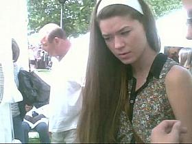 Upskirt at an Art Fair Part 2