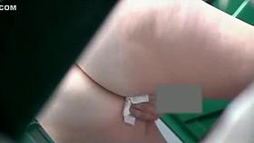 Little pussy spied during a peepee