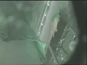 Thong night vision upskirt shots on the summer evening street