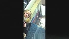 Perverted Czech Flashes in train