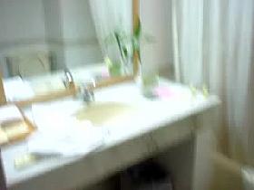 Girl caught in bathroom