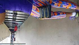 Big Thick Colombian Ass in Tye Dye Spandex