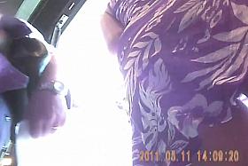 28th Upskirt2011 - Asian hottie with checkered panty