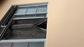 Random kinky dude flashes his hairy butt at the window