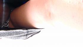 upskirt at work crossing street