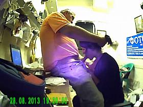 Russian girl suck cock her boss