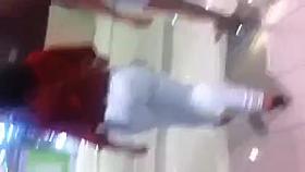 Nice Fat Ass Asian in White Pants 2