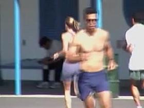 Candid sports babes in the erotic tight sports shorts 01k