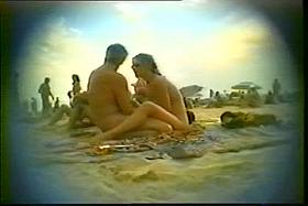 blowjob on a beach of Cap d'Agde