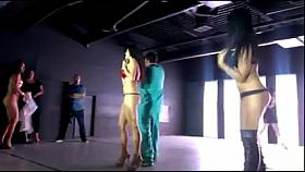 G string Contest in the Club