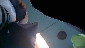 Upskirt 43 - Redhead nice ass big pantie