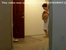 Towel drop for deliveryman