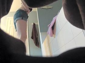 Big tits wife before and after shower