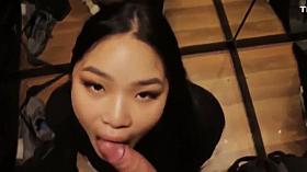 Asian Girl Blowjob Dressing Room