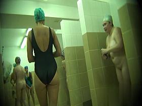 Hidden cameras in public pool showers 582