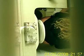 Toilet spied from way above