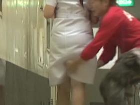 Awesome video with nurse that got her skirt sharked
