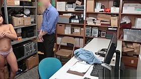 Latina Filipina Teen Fucked For Shoplifting