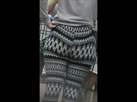 hot young milf jiggly butt spandex slow motion