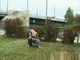 crazy street pissing