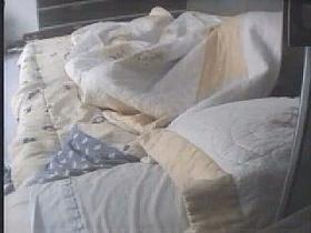 Waterbed pussy fingering with hot blondie on hidden cam