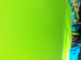 Man touches woman's ass with cock