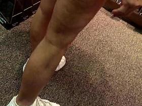 Mature with jean shorts