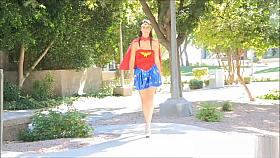 wonder woman cosplay public nudity