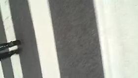 Down jacket in street