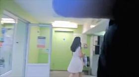 Big cock flashed to the passing by teenager