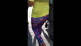 Chola Ricota leggins Floreados Transaparencia Calzon