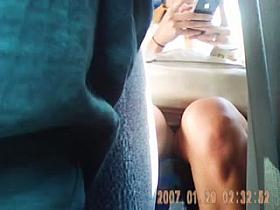 bus upskirt
