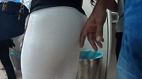 Watching her ass while she squats