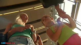 The real upskirts with admirable arse vagina