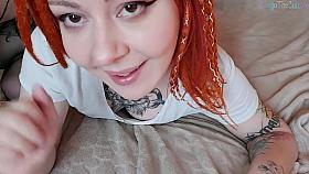 Panties Plays With Dildo - Upskirt