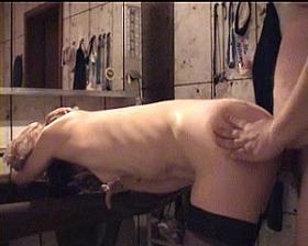 Fuck the german beauty in the washroom