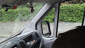 Dude flashing cock in car to women and they want to suck his dick