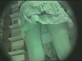 Wind blows up the skirts of sexy teens caught on hot cam