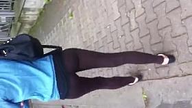 Girl Legins Ass Spy-Hidden Cam