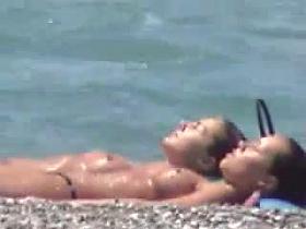 Hidden cam - beach video