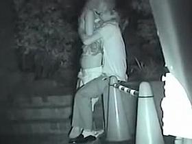 Teen girl gives her boyfriend a blowjob