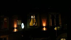 Naked in Hotel window