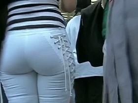 Voyeurs take street candid videos of sexy people