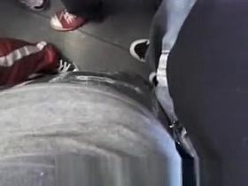 Man gropes woman's ass