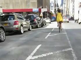 un bel culo in bicicletta