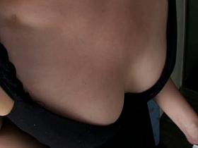 Downblouse sex tape of gorgeous chicks in street