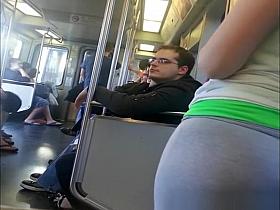 Long hair teen great ass and cameltoe