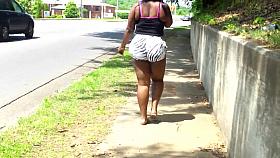 Cute Hood Rat Barely Dressed,Loves the attn..