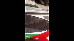 Public Ebony Buttcrack